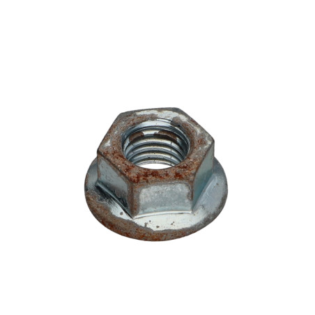 1 x Ecrou Collerette Lisse M12 Classe 8 Rouillé