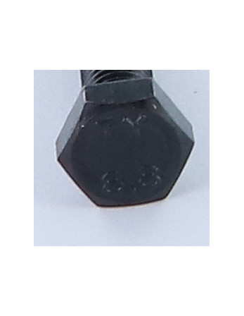 Vis métaux Tête hexagonale TH M6X60 Classe 8.8 Acier brut