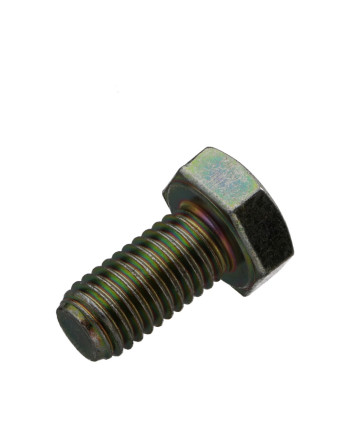 Vis métaux Tête hexagonale TH M10X25 Classe 6.8 Bichromaté