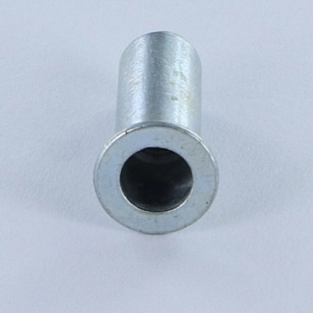 1 x Ecrou A sertir Tête plate TP Borgne M8X21.5 ACPB 35 Acier zingué