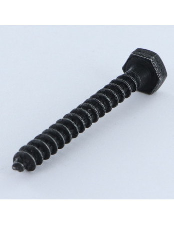 Tirefonds 6X50 Acier zingué nickel noir renforcE - Haute tenue à la corrosion