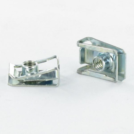 1 x Ecrou à pincer M8 NUT0978 Epaisseur de serrage 0.5 à 4 Acier zingué