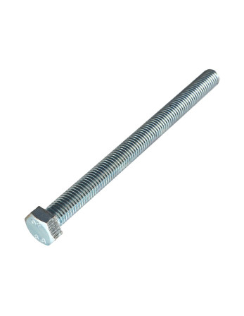 Vis métaux Tête hexagonale TH M12X130 Classe 8.8 Acier zingué