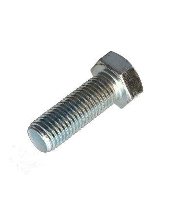 Vis métaux Tête hexagonale TH M20X50 Classe 8.8 Acier zingué