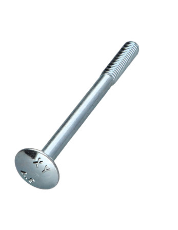 TRCC JAPY tête ronde collet carré M5X60 Filetage partiel Acier zingué