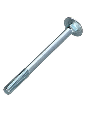 TRCC JAPY tête ronde collet carré M5X60 Filetage partiel Acier zingué