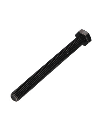 Vis métaux Tête hexagonale TH M10X100 Classe 8.8 Acier zingué noir