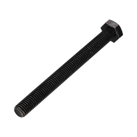 1 x Vis métaux Tête hexagonale TH M10X100 Classe 8.8 Acier zingué noir