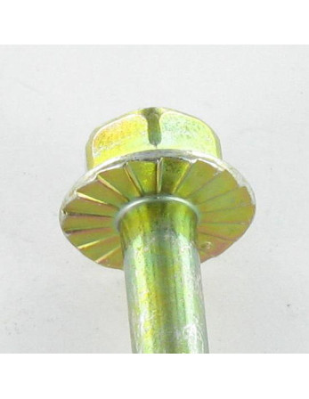 Corps de boulon filetage partiel Charpente Tête hexagonale TH Embase collerette M16X180 Bichromaté