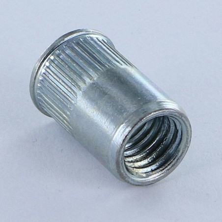 1 x Ecrou à sertir ACRC M3X9 Diamètre FUT 4.9 Acier zingué