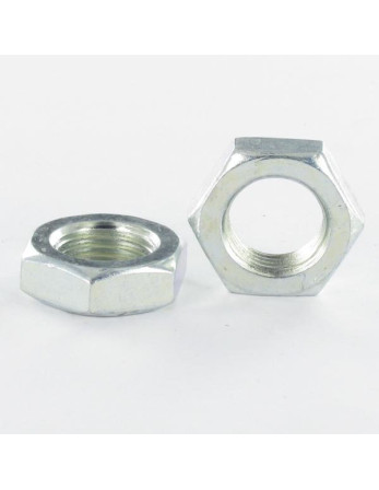 Ecrou hexagonal bas hm/contre Ecrou M12 Pas fin Pas de 100 Acier zingué
