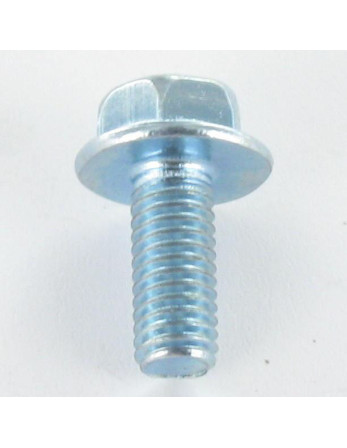 Vis métaux Tête hexagonale TH M5X12 Embase lisse 11 Classe 8.8 Acier zingué