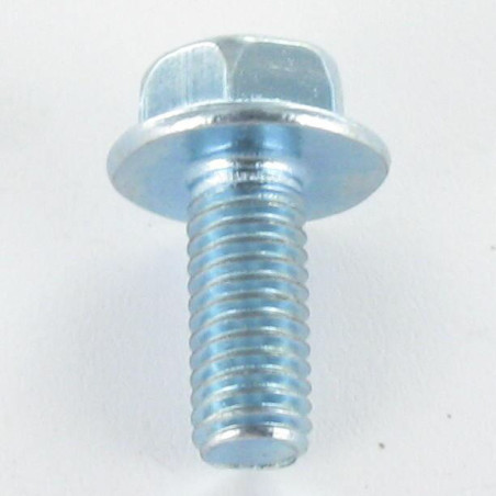 1 x Vis métaux Tête hexagonale TH M5X12 Embase lisse 11 Classe 8.8 Acier zingué