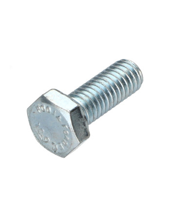 Vis métaux Tête hexagonale TH M6X20 Classe 10.9 Acier zingué