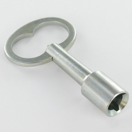 1 x Clé EDF Acier brut à TRIANGLE Femelle De 11
