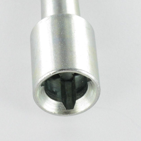 1 x Clé EDF Acier brut à TRIANGLE Femelle De 11