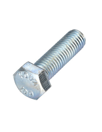 Vis métaux Tête hexagonale TH Pas Gauche M10X40 Classe 10.9 acier geomet