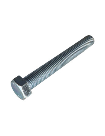 Vis métaux Tête hexagonale TH M24X180 Classe 8.8 Acier zingué