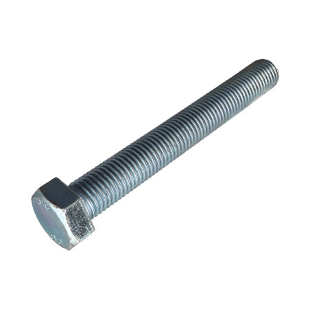 1 x Vis métaux Tête hexagonale TH M24X180 Classe 8.8 Acier zingué