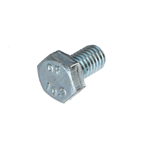 1 x Vis métaux Tête hexagonale TH M6X10 Classe 10.9 Acier zingué