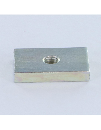 Ecrou Rectangulaire M6 17X20X6 Acier zingué