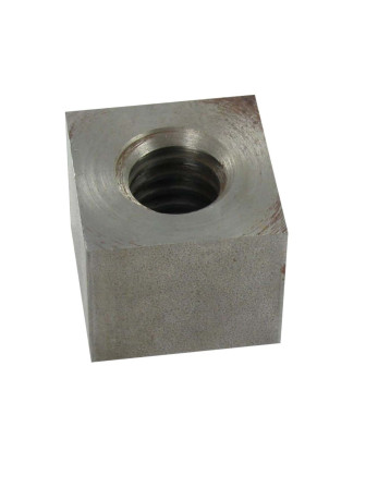 Ecrou carré VKM Tête ronde TR 20X4 Trapézoidale Gauche Acier brut