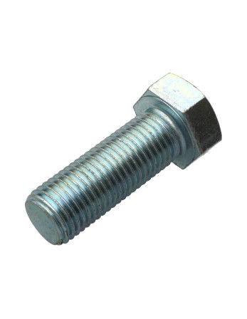 Vis métaux Tête hexagonale TH M24X50 Classe 8.8 Acier zingué