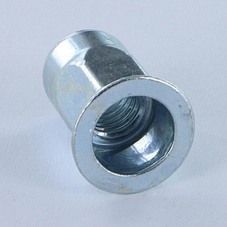 1 x Ecrou à sertir Tête plate TP M10X23 GOFIX ACPSH35 Acier zingué