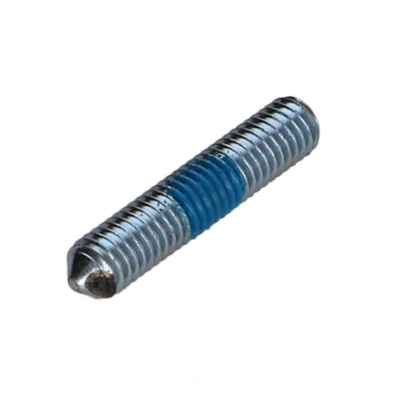 1 x Vis métaux Sans tête six pans creux (sthc) Clé de 2.5 HC2.5 M5X25 Bout pointeau Acier zingué Frein filet