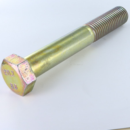 1 x Corps de boulon filetage partiel Tête hexagonale TH M20X340 Classe 8.8 Bichromaté