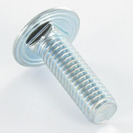 1 x TRCC JAPY tête ronde collet carré M12X35 Collet bas 3.5 Classe 8.8 Acier zingué 96 heures brouillard salin sans