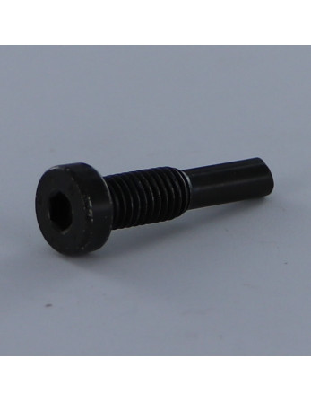 Vis métaux CHC BTR Clé de 5 HC5 M8X32 Filetée sur 15.5 Bout pilote Tête basse Acier zingué noir