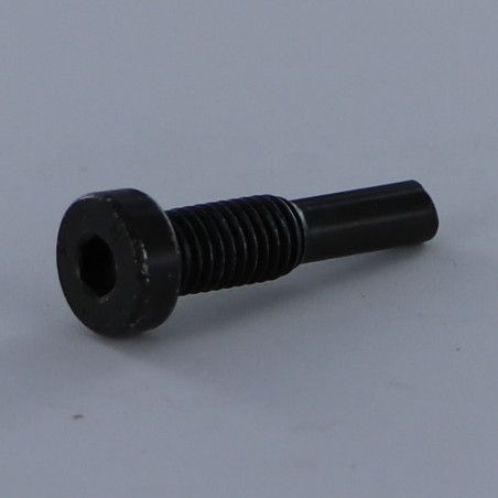 1 x Vis métaux CHC BTR Clé de 5 HC5 M8X32 Filetée sur 15.5 Bout pilote Tête basse Acier zingué noir