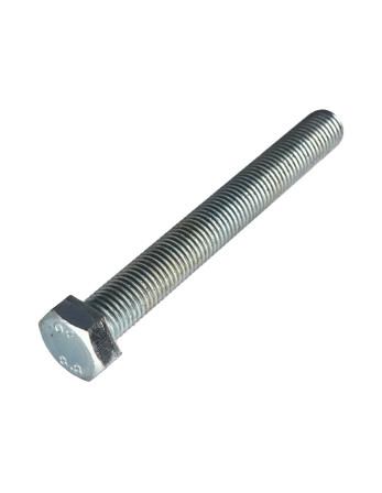 Vis métaux Tête hexagonale TH M16X150 Classe 8.8 Acier zingué