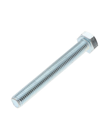 Vis métaux Tête hexagonale TH M16X80 Classe 6.8 Acier zingué