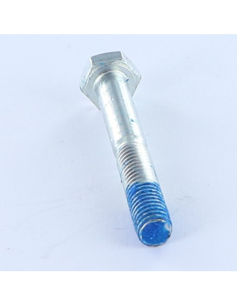 Corps de boulon filetage partiel Tête hexagonale TH M6X45 Classe 8.8 Acier zingué Frein filet