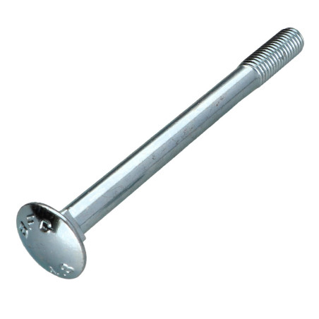 1 x TRCC JAPY tête ronde collet carré M10X120 Filetage partiel Classe 4.8 Acier zingué
