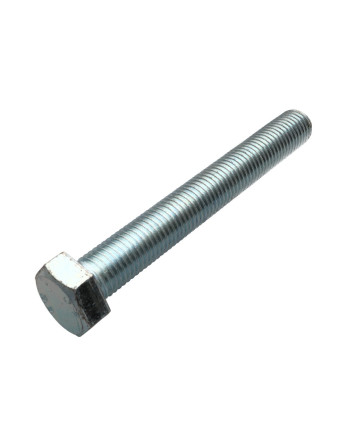 Vis métaux Tête hexagonale TH M24X180 Classe 8.8 Acier zingué