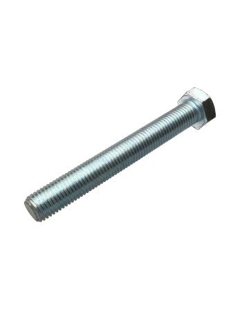 Vis métaux Tête hexagonale TH M24X180 Classe 8.8 Acier zingué