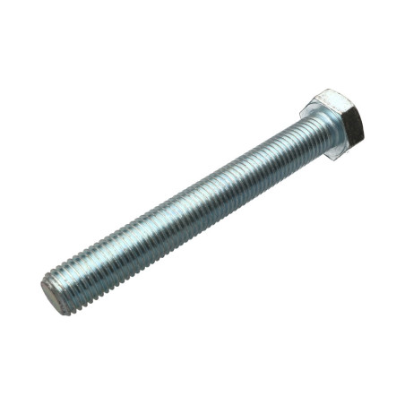1 x Vis métaux Tête hexagonale TH M24X180 Classe 8.8 Acier zingué