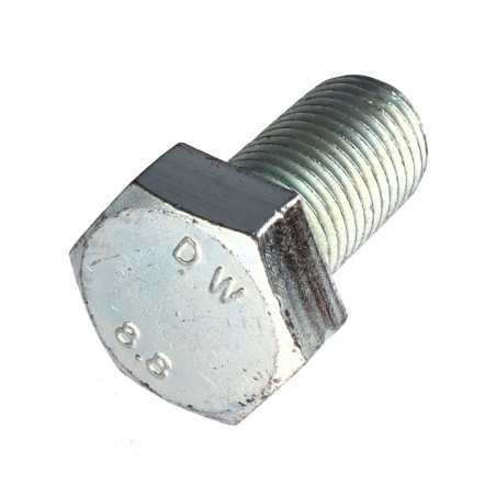 1 x Vis métaux Tête hexagonale TH M27X60 Classe 8.8 Acier zingué