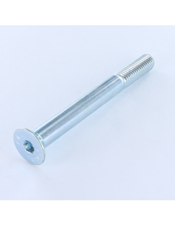 Vis métaux FHC tête fraisée empreinte hexagonale creuse M8X50 Filetée sur 22 Classe 10.9 Clé de 5 HC5 Acier