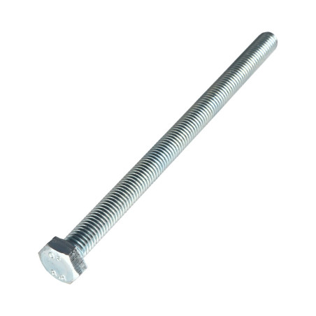 1 x Vis métaux Tête hexagonale TH M8X130 Classe 8.8 Acier zingué