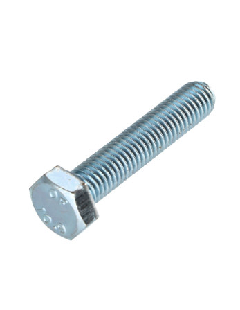 Vis métaux Tête hexagonale TH M10X60 Classe 10.9 Acier zingué