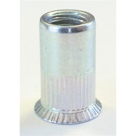 1 x Ecrou à sertir Tête fraisée M8 ALFC 45 Aluminium