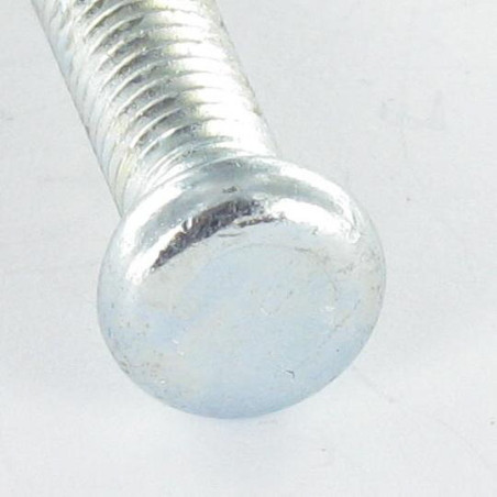 1 x Vis métaux Tête cylindrique TC Non fendue M6X28 1 Ergot Acier zingué