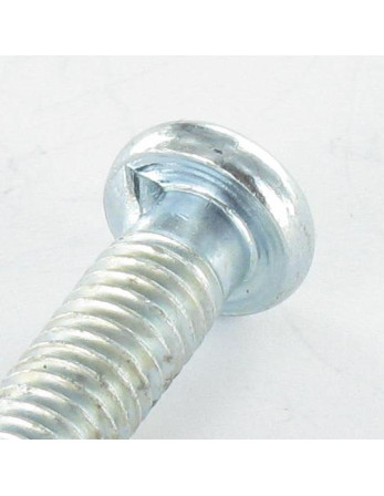 Vis métaux Tête cylindrique TC Non fendue M6X28 1 Ergot Acier zingué