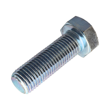 1 x Vis métaux Tête hexagonale TH M30X100 Classe 8.8 Acier zingué