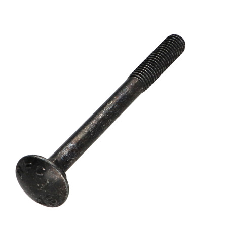 1 x TRCC JAPY tête ronde collet carré M5X55 Filetage partiel Acier zingué noir