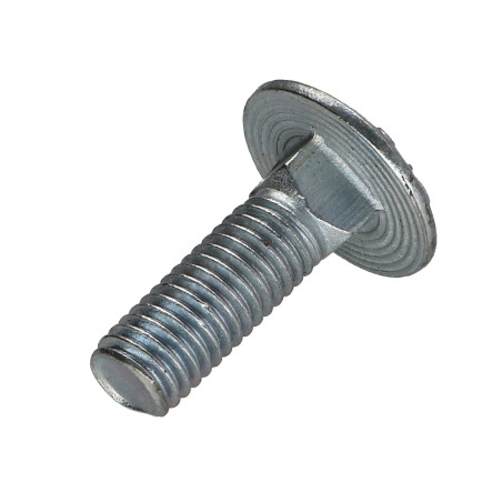 1 x TRCC JAPY tête ronde collet carré M10X30 Filetage partiel Classe 8.8 Acier zingué